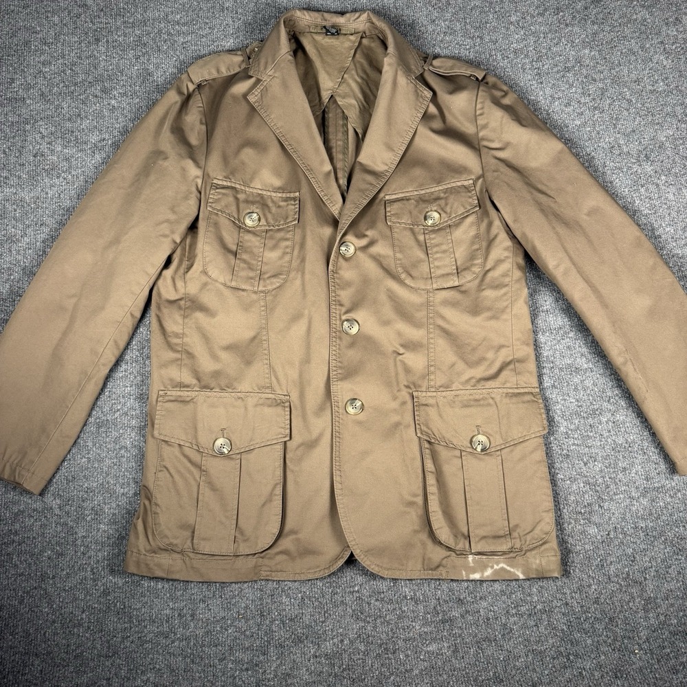 Vintage‎ I.N.C International Concepts Brown Blazer Jacket Size Large